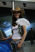 乐骋牛仔美女