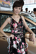 美女车模