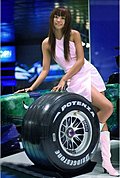 兔美女车模