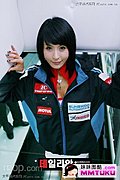 韩国车展上的电眼美眉