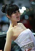 2009广州车展：起亚展台车模