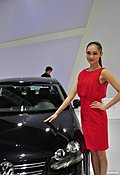 2009广州车展车模侧脸写真