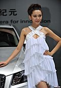 2009广州车展车模侧脸写真