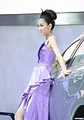 2009广州车展车模侧脸写真