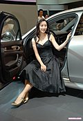 2009广州车展御用车模李延晶