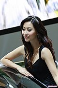2009广州车展御用车模李延晶