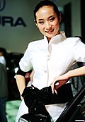讴歌acura展台车模