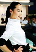 讴歌acura展台车模