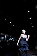 香车靓模朗琪儿奥迪Q7写真