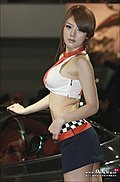 韩国性感车模韩国爆乳车模超级性感