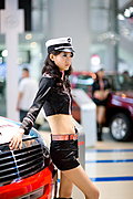 2008 北京車展上漂亮的車模真不少