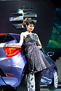 2008 北京車展上漂亮的車模真不少