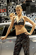 2008 北京車展上漂亮的車模真不少