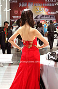 2009南宁东盟车展的美女车模们