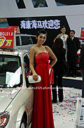 2009南宁东盟车展的美女车模们