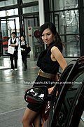 2009南宁东盟车展的美女车模们