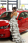 2009南宁东盟车展的美女车模们