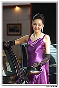 2009南宁东盟车展的美女车模们