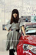 2009南宁东盟车展的美女车模们