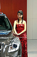 2009南宁东盟车展的美女车模们