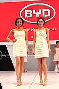 2009南宁东盟车展的美女车模们