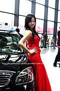 2009南宁东盟车展的美女车模们