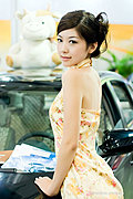 台湾美女车模走秀