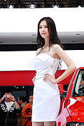 風韻十足的2009美女车模