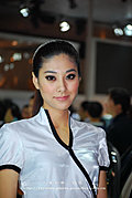 風韻十足的2009美女车模
