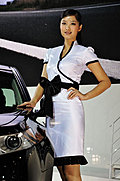 風韻十足的2009美女车模