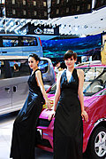 Auto Shanghai 2009 -车模全身