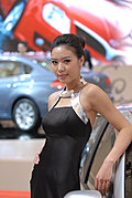 09上海车展媒体日车模大全
