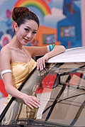 09上海车展媒体日车模大全