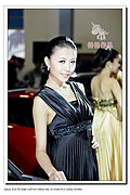 2009年济南车展高贵BENZ美女车模
