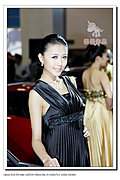 2009年济南车展高贵BENZ美女车模
