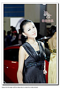 2009年济南车展高贵BENZ美女车模