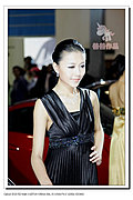 2009年济南车展高贵BENZ美女车模
