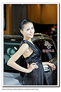 2009年济南车展高贵BENZ美女车模
