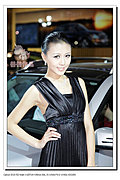2009年济南车展高贵BENZ美女车模