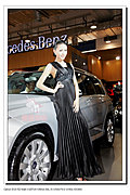 2009年济南车展高贵BENZ美女车模