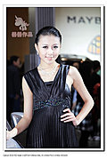 2009年济南车展高贵BENZ美女车模