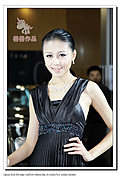 2009年济南车展高贵BENZ美女车模
