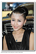 2009年济南车展高贵BENZ美女车模