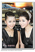 2009年济南车展高贵BENZ美女车模