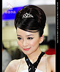 2009年济南车展俏皮可爱的丰田车模
