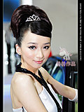 2009年济南车展俏皮可爱的丰田车模