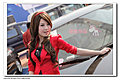 2009年济南车展斯巴鲁车模之白衣MM