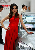 2009齐鲁车展车模