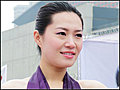 美女车模