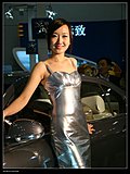 靓丽车模